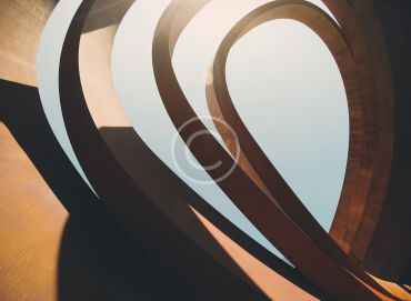 Curved steel and silent spaces